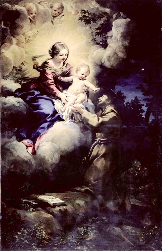 Apparizione della Vergine a s. Francesco - Santissima Annunziata, Firenze